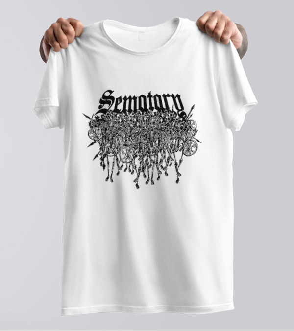 Sematary Skelling Tons Skeleton Chains T-Shirt