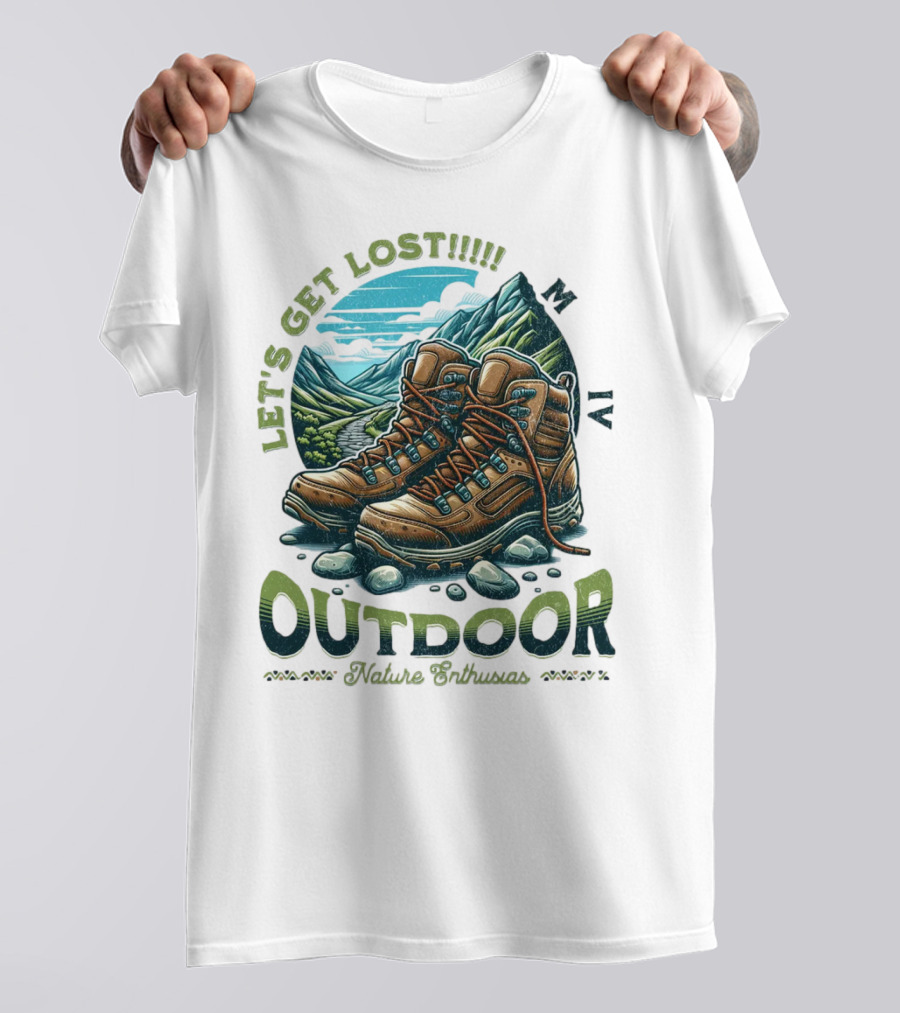 LET'S GET LOST OUTDOOR NATURE ENTHUSIAST T-Shirt