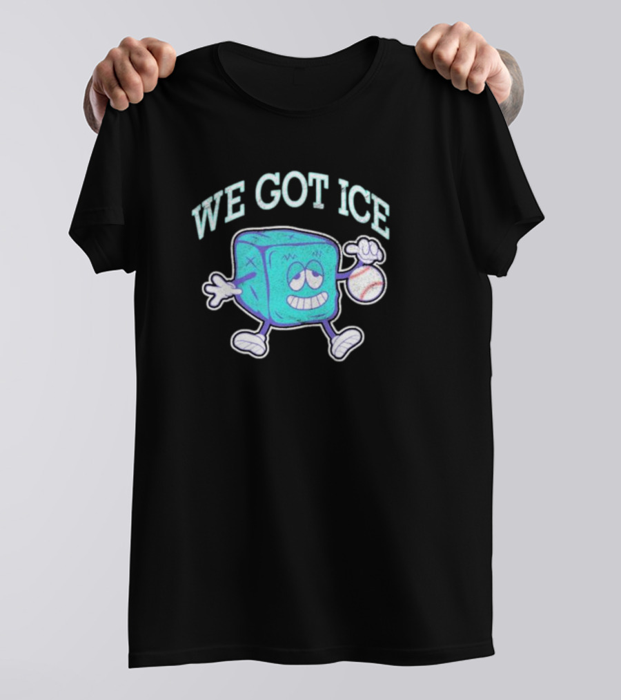 We Got Ice 90’s Baseball Mascot Cube T-Shirt