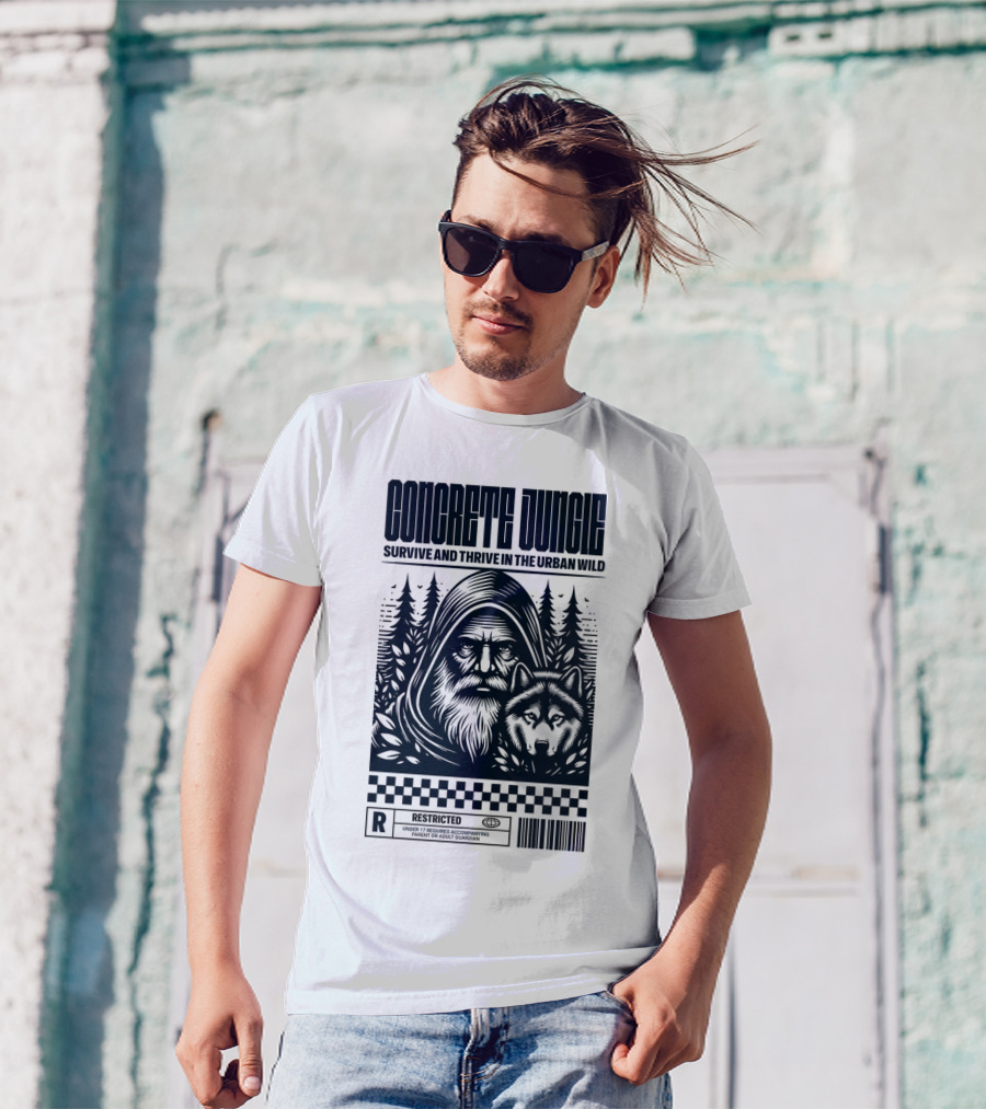 Concrete Jungle Survive And Thrive In The Urban Wild T-Shirt
