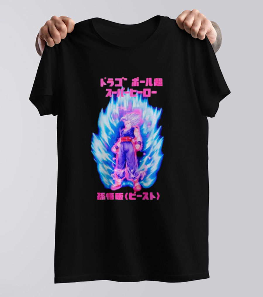 Dragon Ball Super Super Hero Gohan Beast Mineral Wash T-Shirt