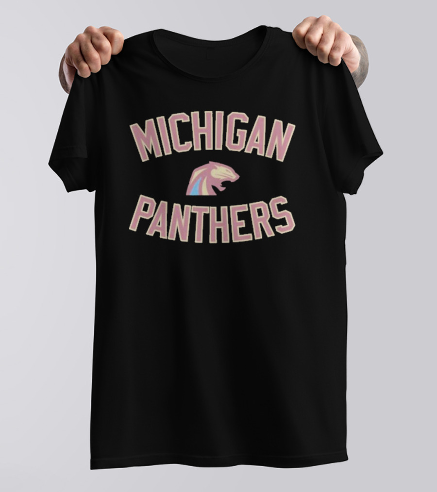 Michigan Panthers USFL Football Team T-Shirt