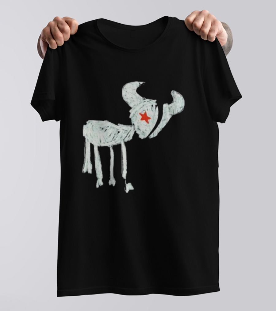 Wearetexans For All The Texans Bull Icon With Red Star T-Shirt