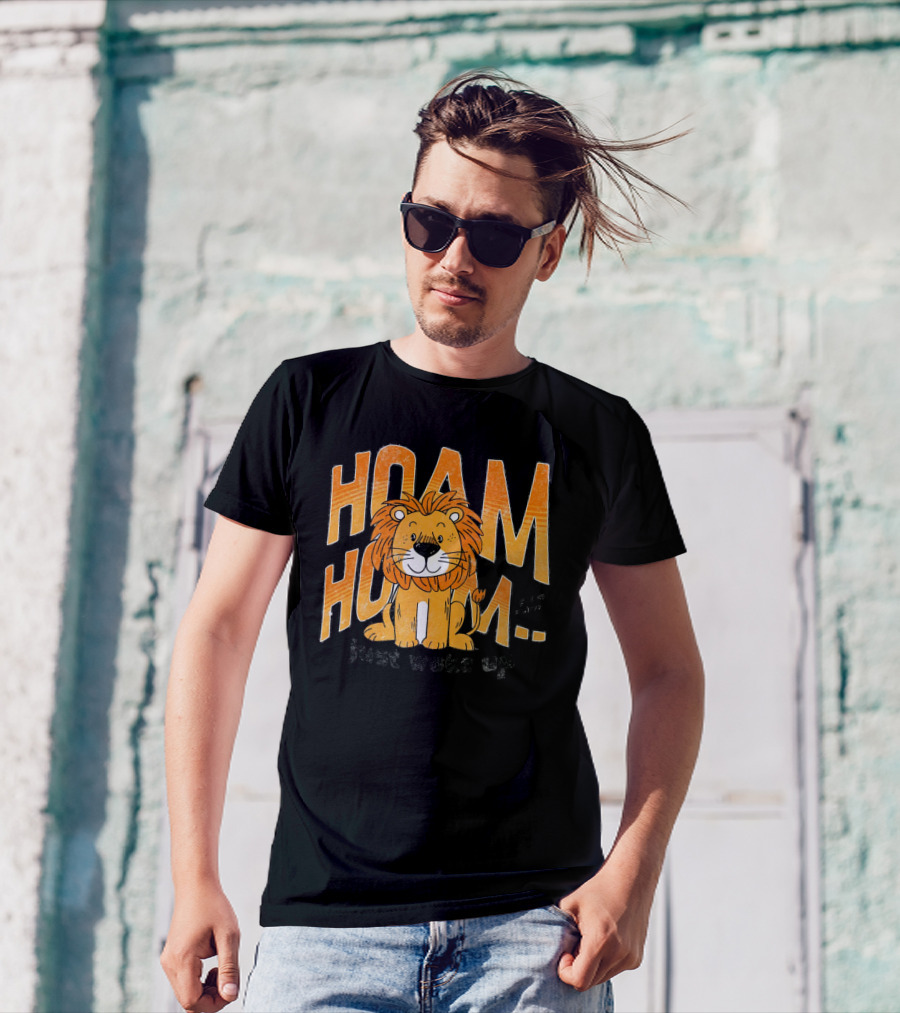 HOAM HOAM Just Woke Up Lion T-Shirt