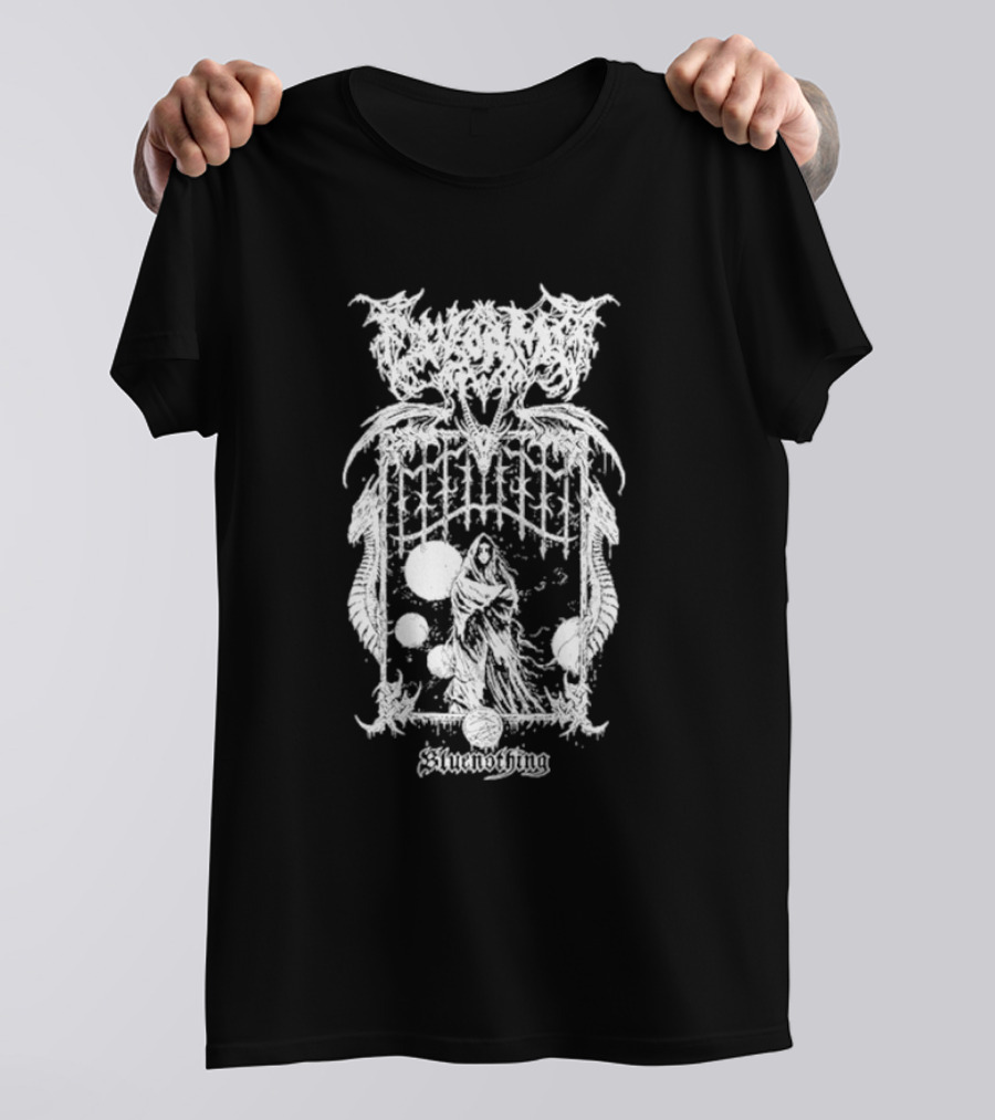 Riddickart X Worm Bluenothing Dark Fantasy Gothic Metal T-Shirt