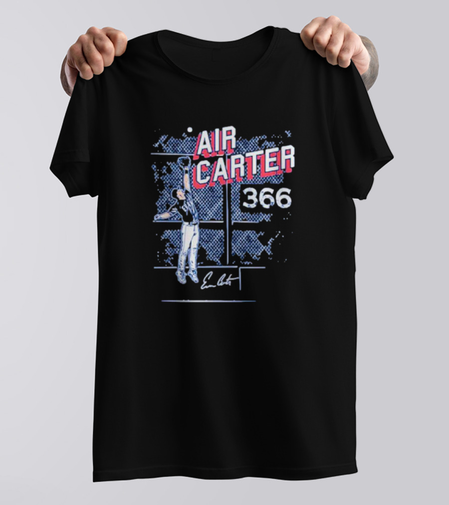 Evan Carter Air Carter 366 Texas Ranger T-Shirt