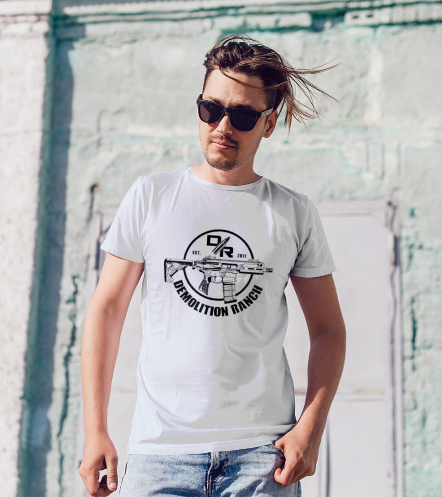 Demolition Ranch AR Gun Logo Est. 2011 T-Shirt