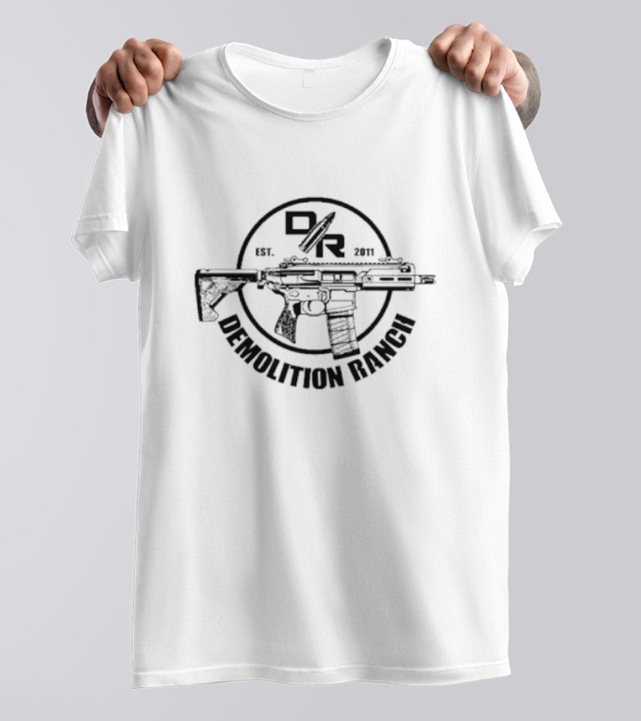 Demolition Ranch AR Gun Logo Est. 2011 T-Shirt