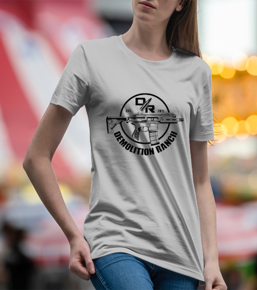 Demolition Ranch AR Gun Logo Est. 2011 T-Shirt