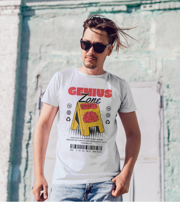 GENIUS ZONE SMART BRAIN SIGN T-Shirt