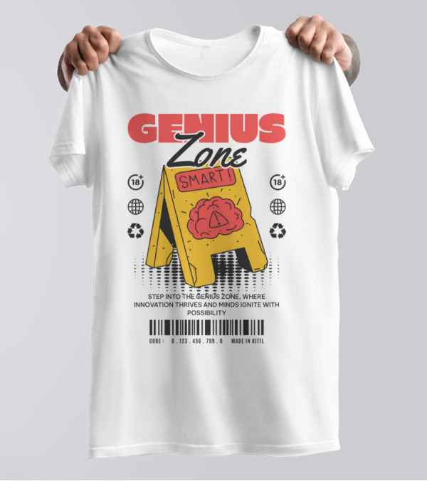 GENIUS ZONE SMART BRAIN SIGN T-Shirt