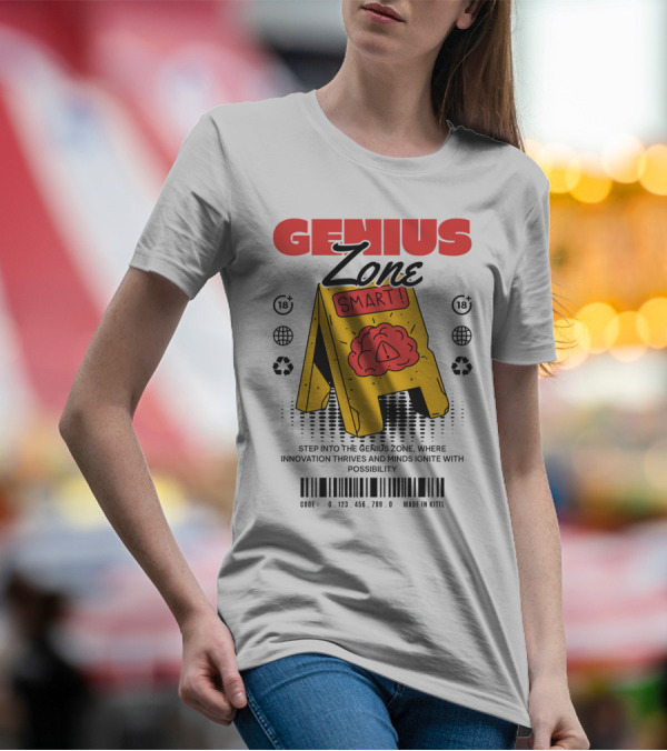 GENIUS ZONE SMART BRAIN SIGN T-Shirt