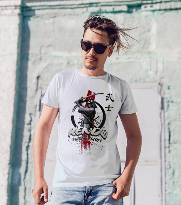 Kendo Sword Spirit Bushido Warrior T-Shirt