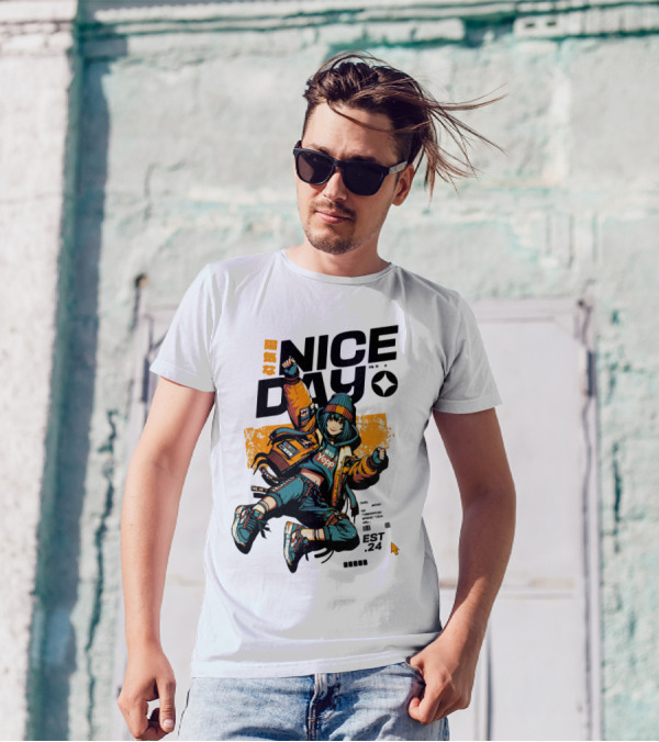Nice Day Yepp Est 24 Vintage Urban T-Shirt