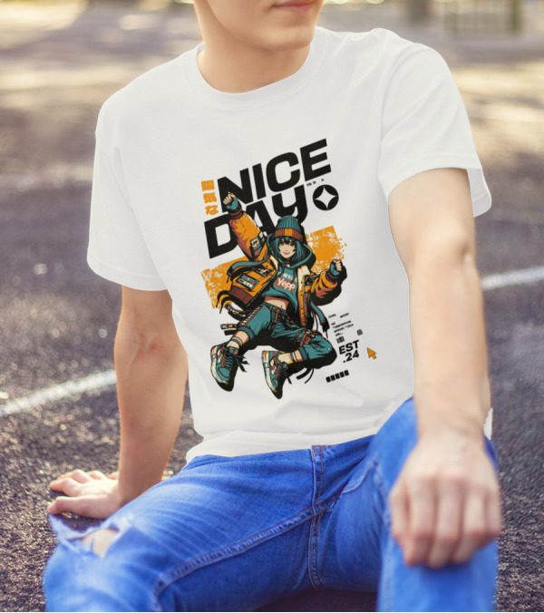 Nice Day Yepp Est 24 Vintage Urban T-Shirt