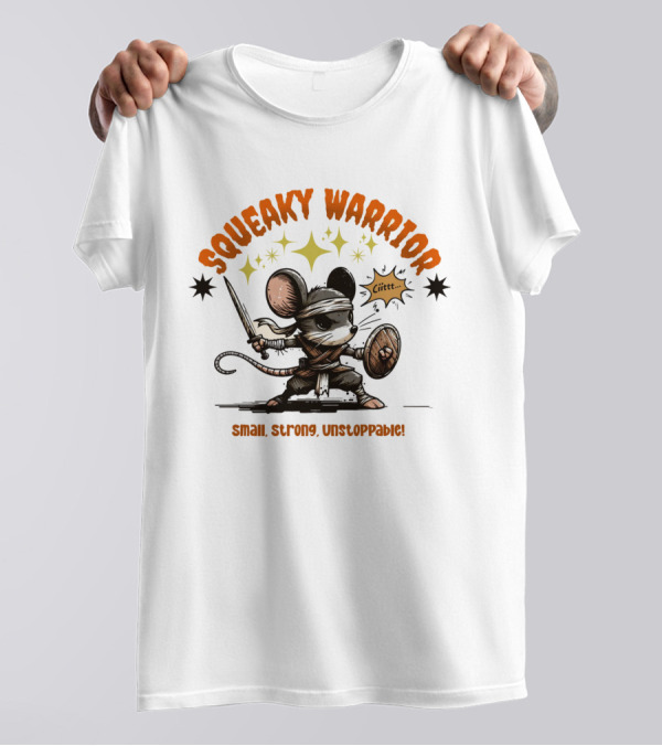 Squeaky Warrior Small Strong Unstoppable Ciiitt T-Shirt