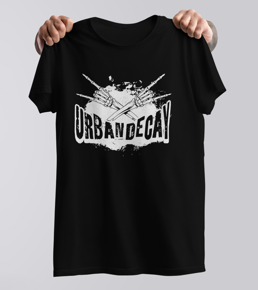 UrbanDecay Skeleton Hands Grunge T-Shirt