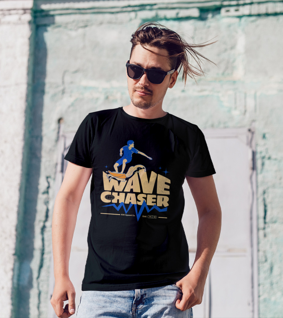 Wave Chaser Kittl Apparel Co. Estd. 1992 T-Shirt