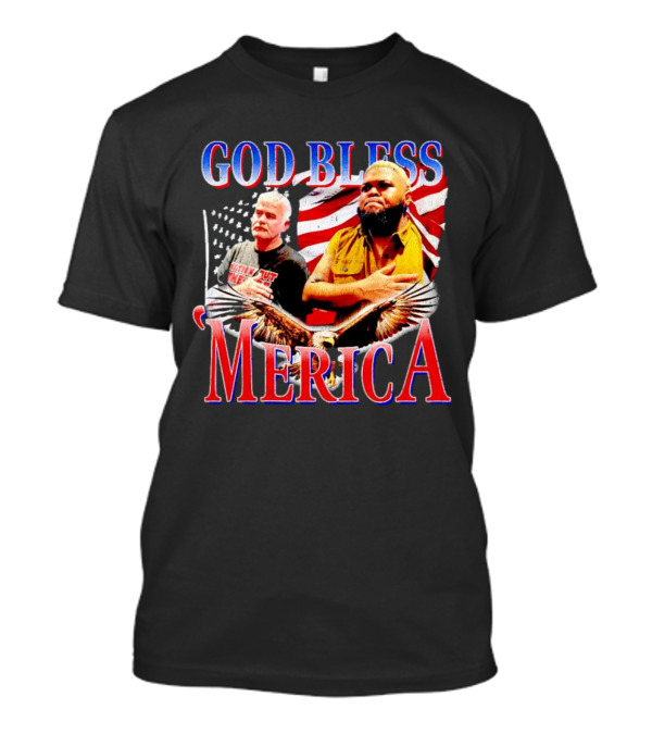 Druski God Bless ‘Merica American Flag And Eagle T-Shirt