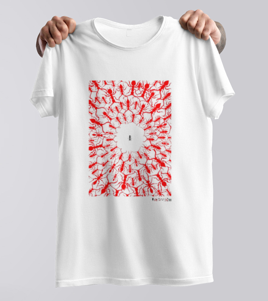 Being Autistic Ant In Red Swarm T-Shirt