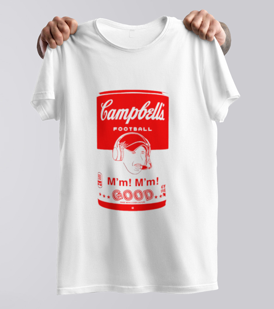 Campbell’s Football M’m M’m Good Soup Headset Coach T-Shirt