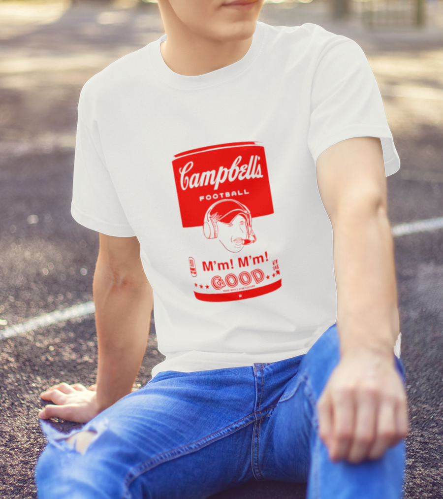 Campbell’s Football M’m M’m Good Soup Headset Coach T-Shirt