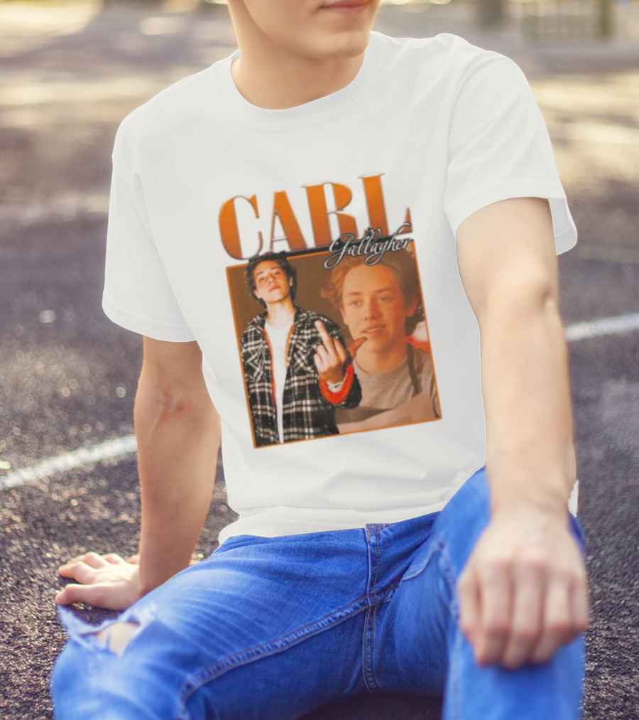 Carl Gallagher 90s Inspired Grunge Aesthetic With Attitude T-Shirt