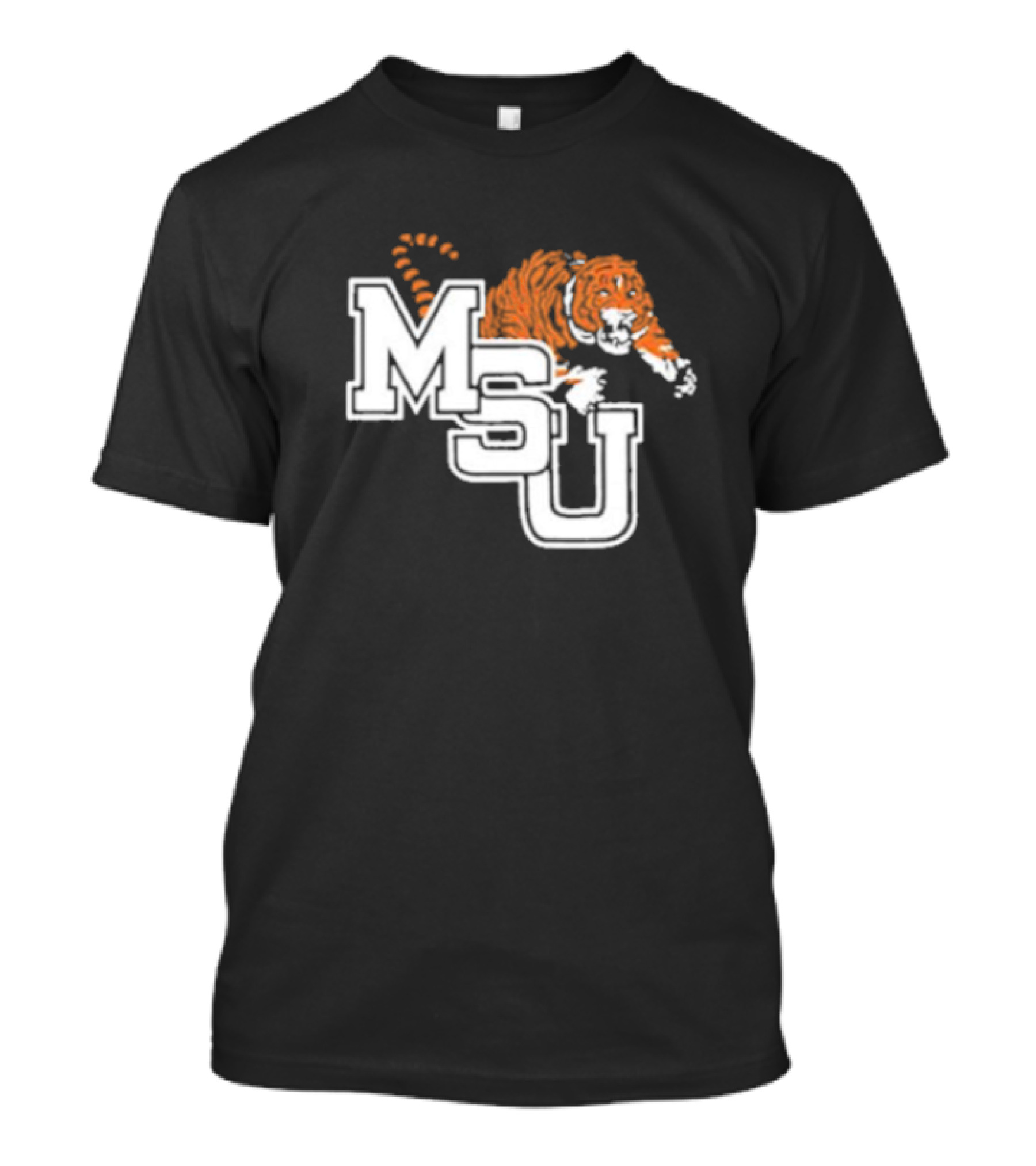 MSU Tiger Orange And White Tiger T-Shirt