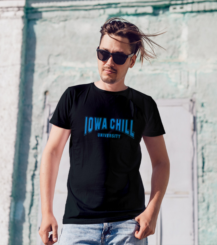 Iowa Chill University Blue Collegiate T-Shirt