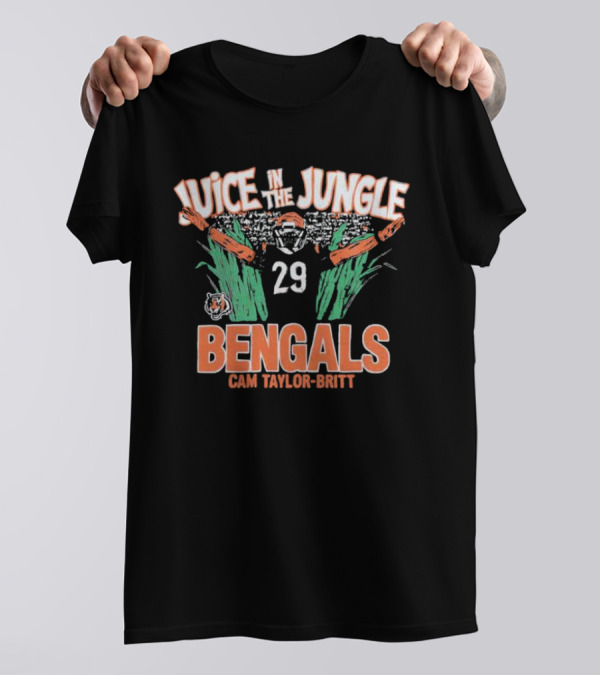 Juice In The Jungle Bengals Cam Taylor-Britt 29 T-Shirt