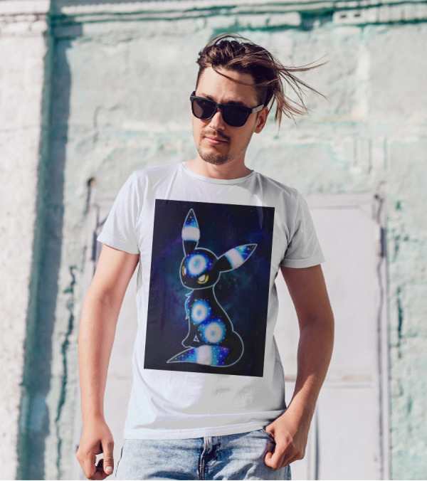 Umbreon Galaxy Cosmic Pokemon T-Shirt