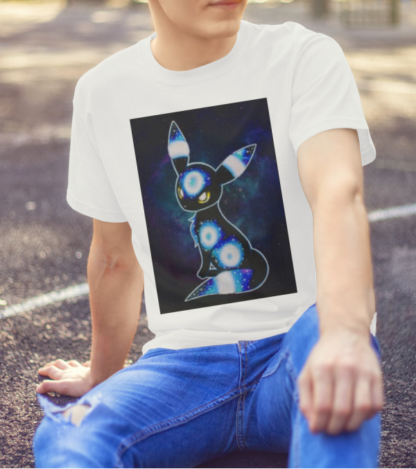 Umbreon Galaxy Cosmic Pokemon T-Shirt