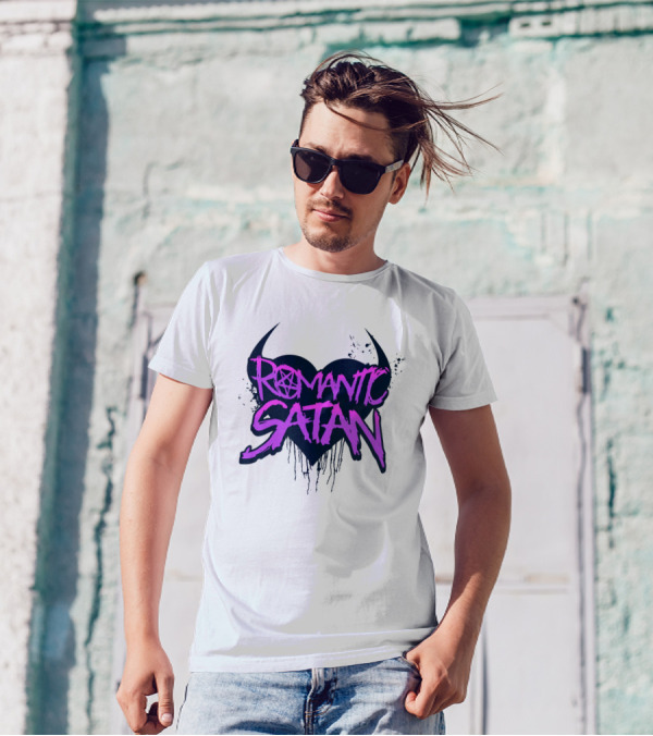 Romantic Satan Heart And Pentagram T-Shirt