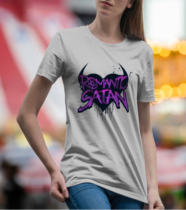 Romantic Satan Heart And Pentagram T-Shirt