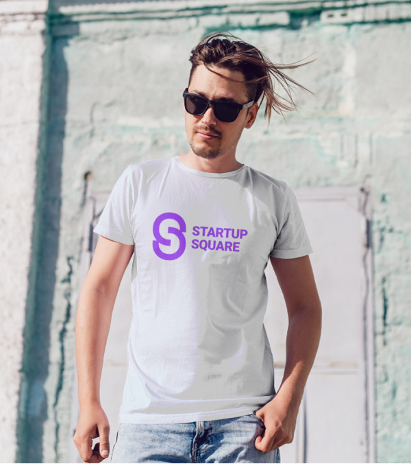 Startup Square Purple S T-Shirt