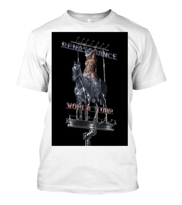 Renaissance World Tour Beyoncé Silver Horse Statue T-Shirt