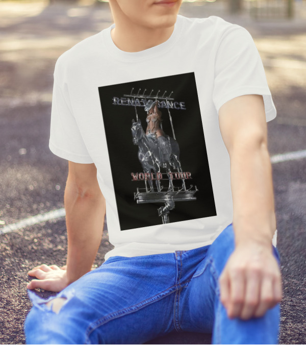 Renaissance World Tour Beyoncé Silver Horse Statue T-Shirt