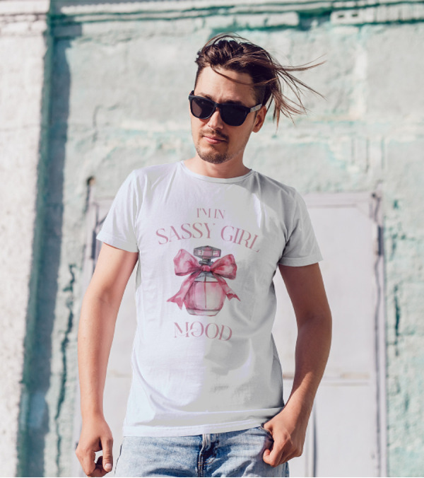 I'm In Sassy Girl Mood Coquette Perfume Bow T-Shirt