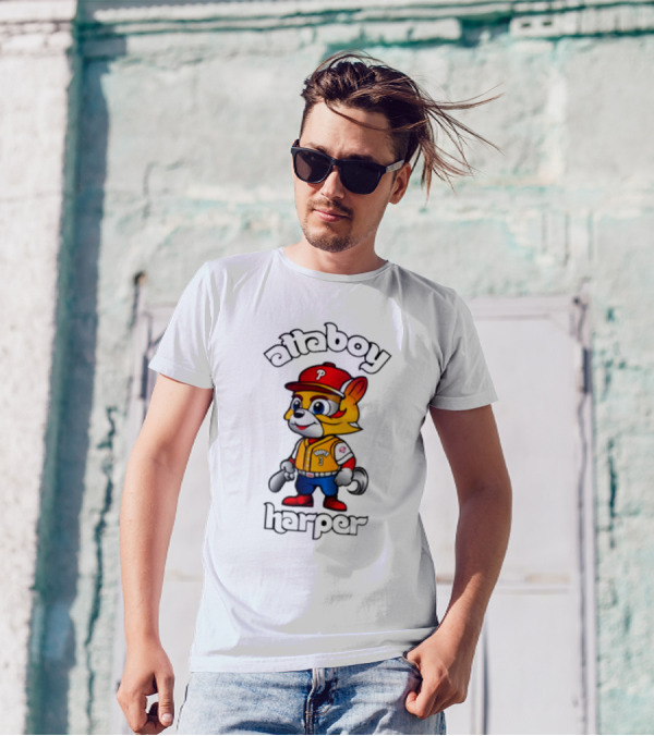 Atta Boy Bryce Harper Philly P Mascot Baseball Cartoon T-Shirt