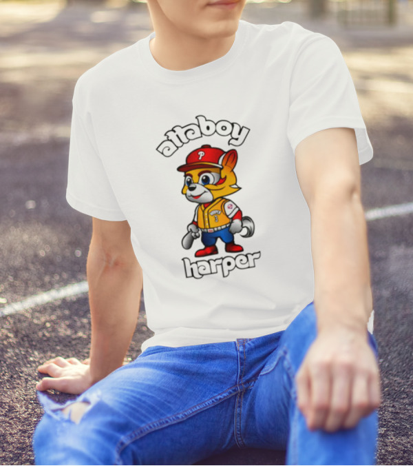 Atta Boy Bryce Harper Philly P Mascot Baseball Cartoon T-Shirt