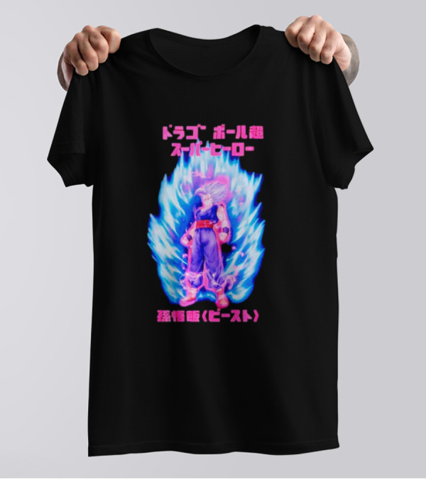 Dragon Ball Super Hero Gohan Beast Mineral Wash T-Shirt