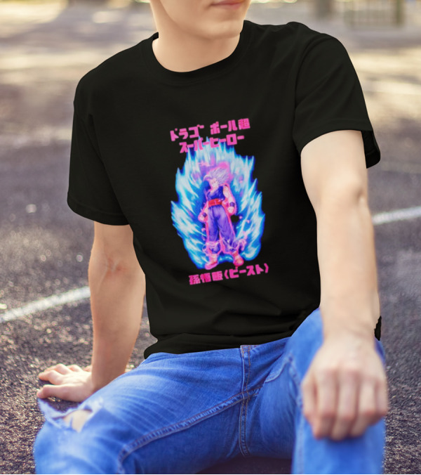 Dragon Ball Super Hero Gohan Beast Mineral Wash T-Shirt
