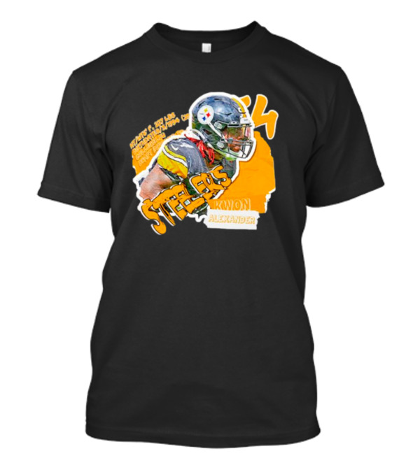 Steelers Kwon Alexander Football Art T-Shirt