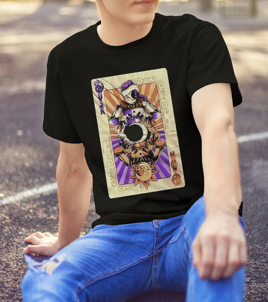 Dusk Sun And Moon Daycare Attendant Card T-Shirt