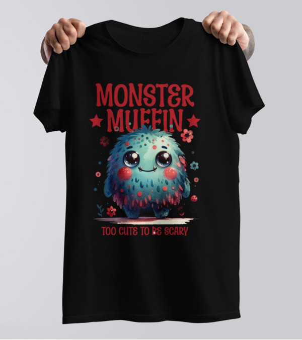 Monster Muffin Too Cute To Be Scary T-Shirt