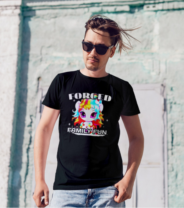 FORCED Family Fun Unicorn Christmas T-Shirt