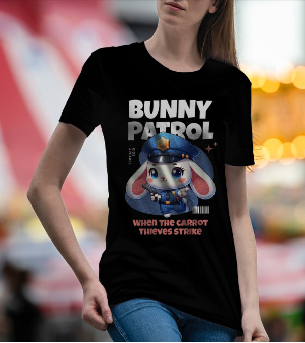 Bunny Patrol Kids Apparel When The Carrot Thieves Strike T-Shirt