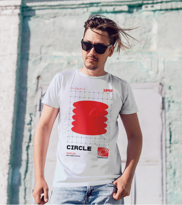 Circle Shape Art 1945 サークルアート Formkunst Arte Della Forma T-Shirt