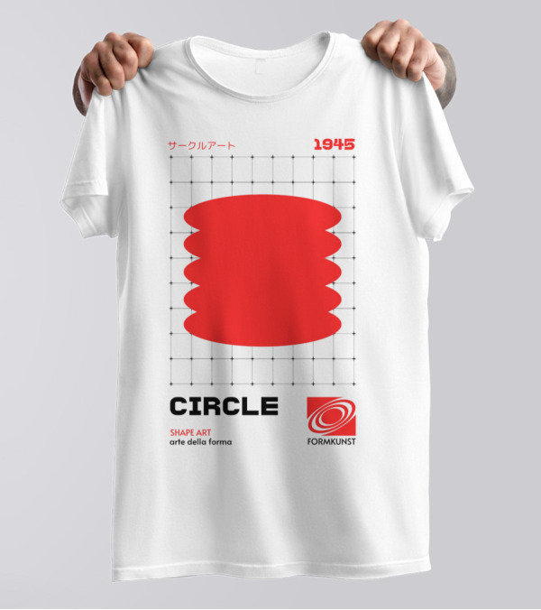 Circle Shape Art 1945 サークルアート Formkunst Arte Della Forma T-Shirt