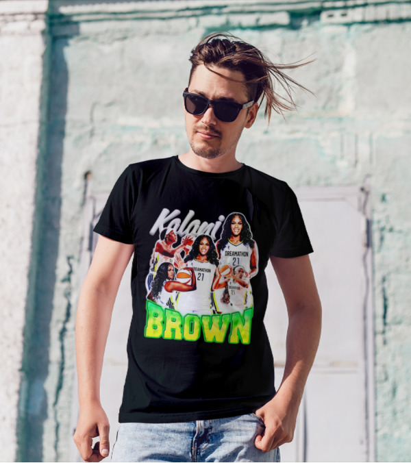 Kalani Brown Dreamathon 21 Basketball Legends T-Shirt